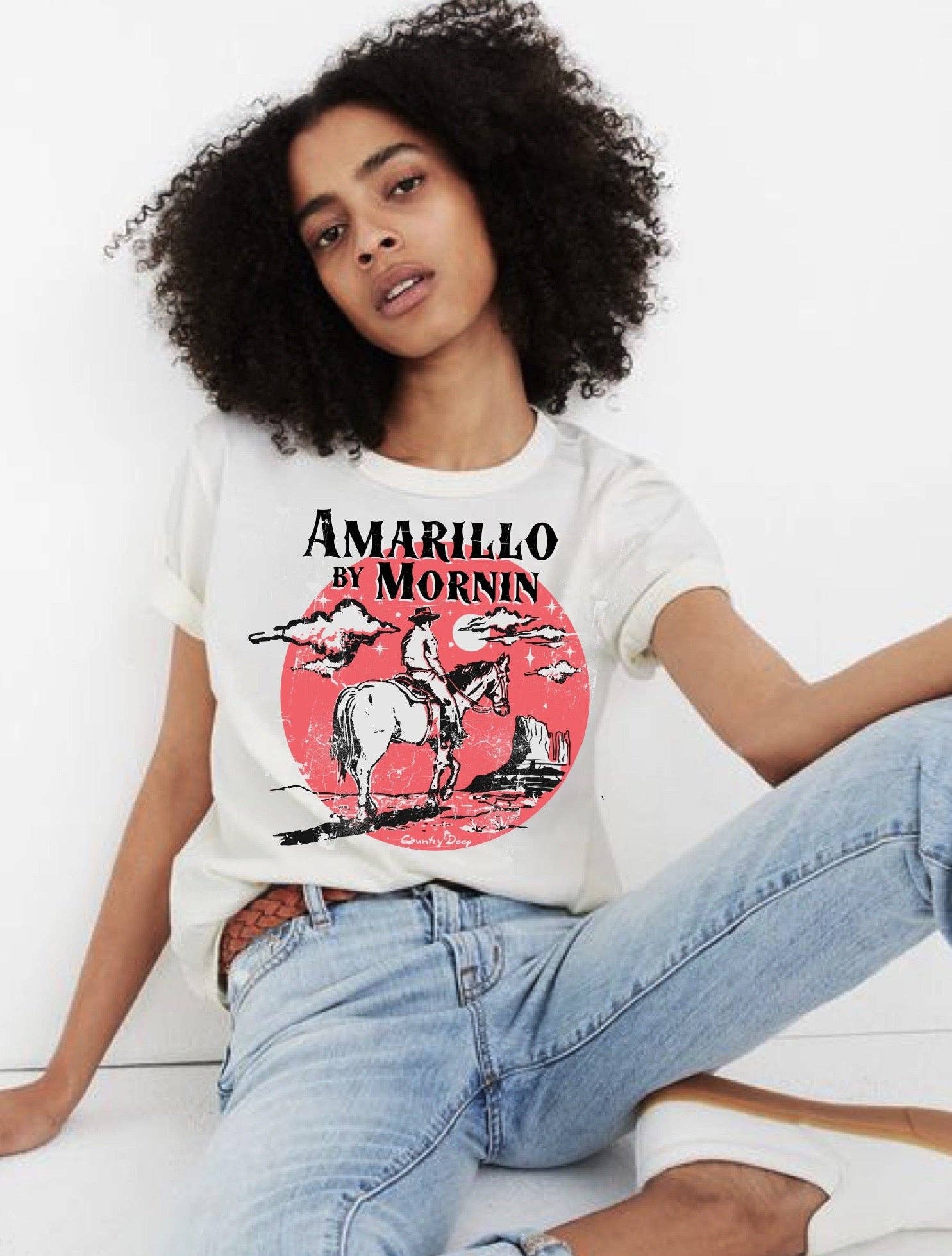 Amarillo By Mornin Vintage - Adult & Kids T-Shirts, Sweatshirts & Hoodies apparel design preview 1