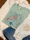 Coastal Stamps Graphic - Adult & Kids T-Shirts, Sweatshirts & Hoodies apparel design preview 1