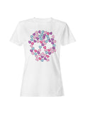 Heart-Filled Peace Symbol Women's - Adult & Kids T-Shirts, Sweatshirts & Hoodies apparel design preview 1