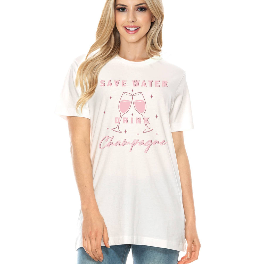 Save Water Drink - Adult & Kids T-Shirts, Sweatshirts & Hoodies apparel design preview 1
