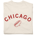Chicago Hot Dog Curved Heavyweight - Adult & Kids T-Shirts, Sweatshirts & Hoodies apparel design preview 1