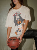 Tennessee Vols Double Baller Off White Heavyweight - Adult & Kids T-Shirts, Sweatshirts & Hoodies apparel design preview 1