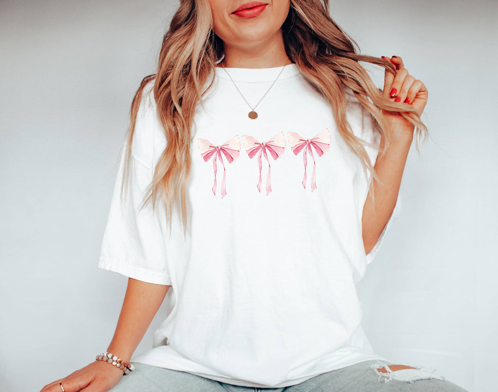Graphic Apparel, Bows, Coquette, Girly, - Adult & Kids T-Shirts, Sweatshirts & Hoodies apparel design preview 1