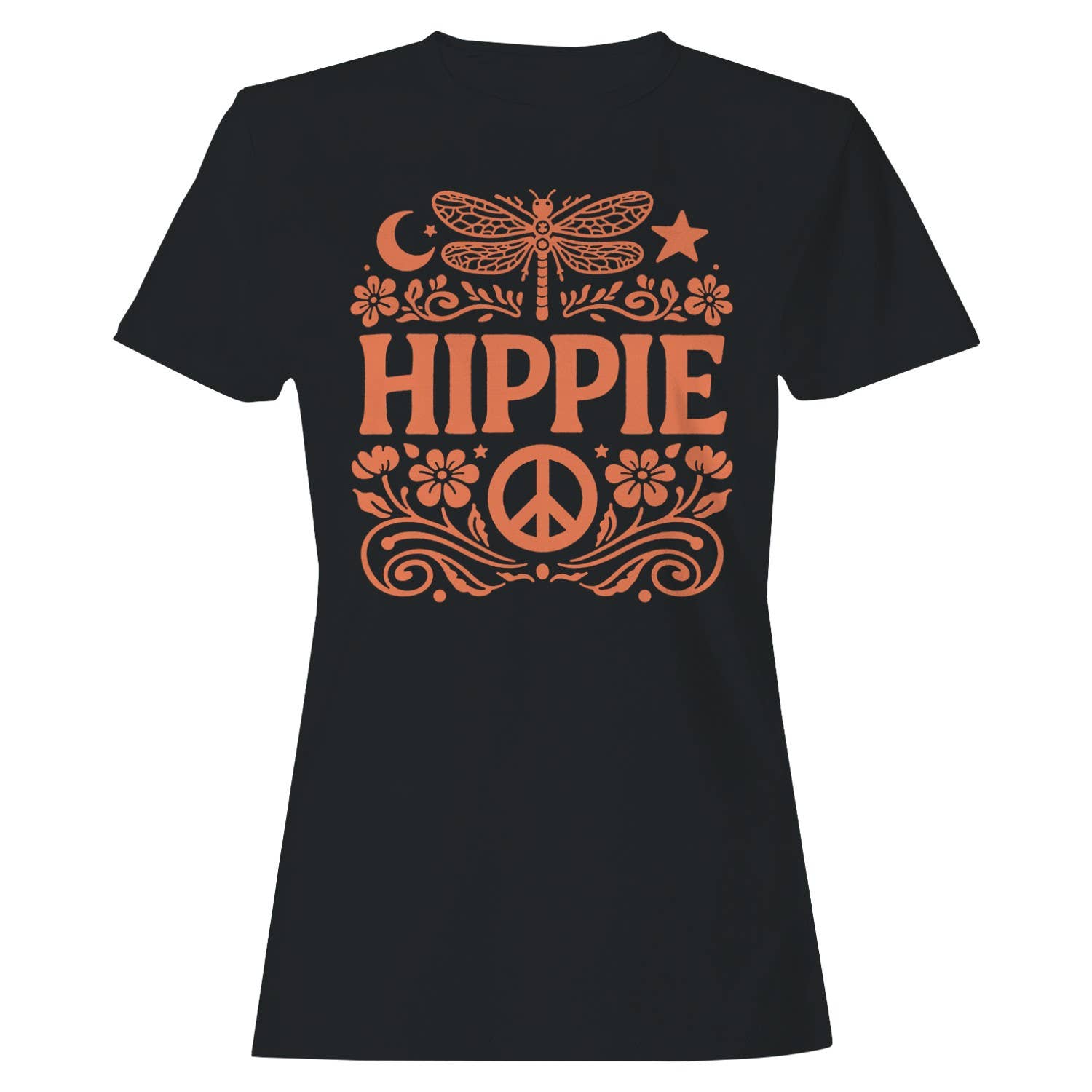 Hippie Peace Symbol Women's - Adult & Kids T-Shirts, Sweatshirts & Hoodies apparel design preview 1