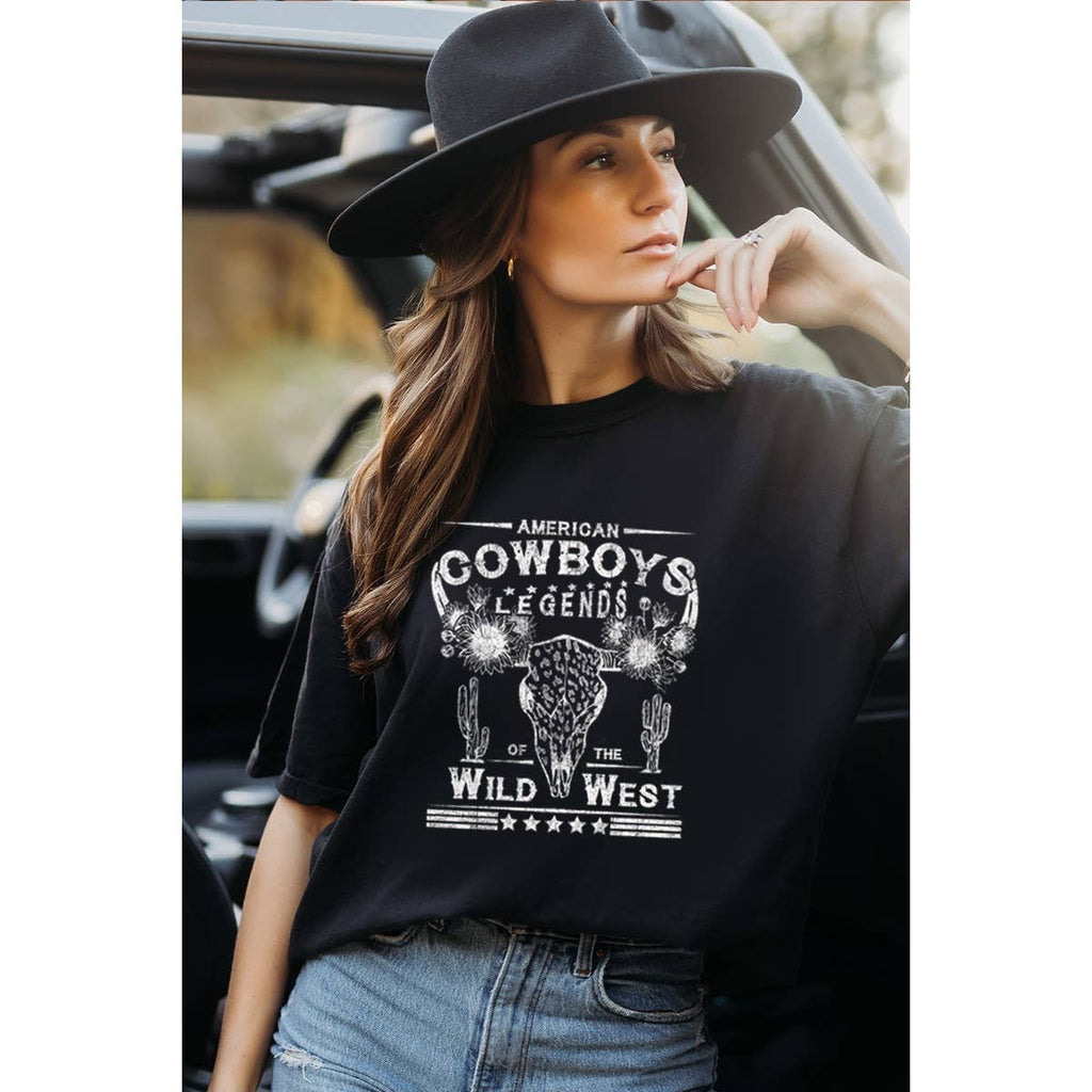 American Cowboy Graphic - Adult & Kids T-Shirts, Sweatshirts & Hoodies apparel design preview 1