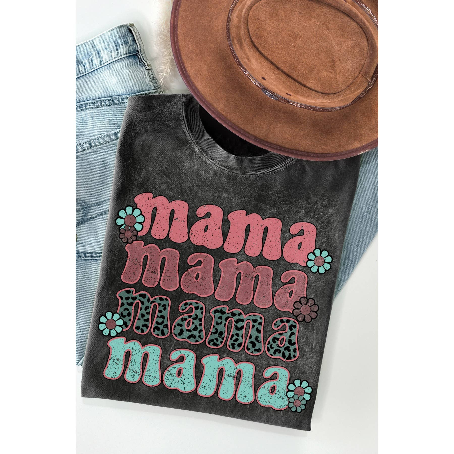 Mama Mineral Wash - Adult & Kids T-Shirts, Sweatshirts & Hoodies apparel design preview 1