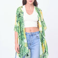 Abstract Leaf Printed Kimono - Adult & Kids T-Shirts, Sweatshirts & Hoodies apparel design preview 1