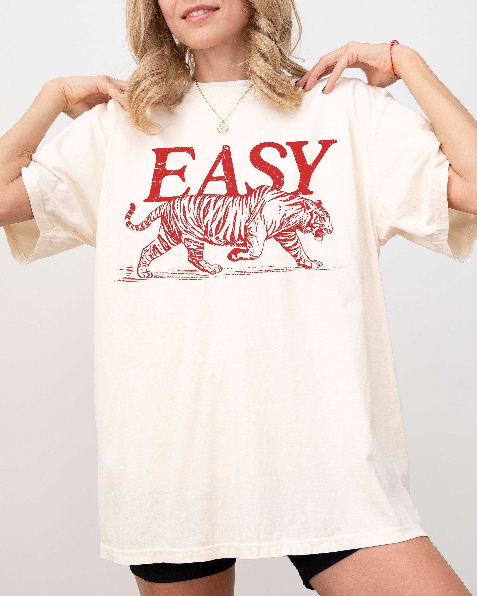 Easy Tiger, Festival, Summer, Vintage, Retro - Adult & Kids T-Shirts, Sweatshirts & Hoodies apparel design preview 1