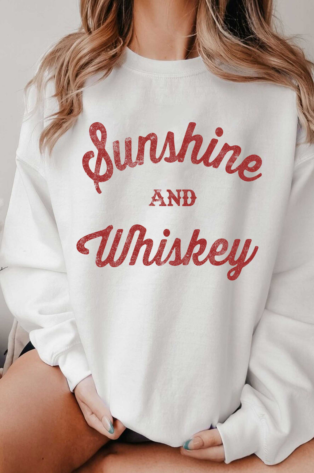 Sunshine and Whiskey Graphic Brushed - Adult & Kids T-Shirts, Sweatshirts & Hoodies apparel design preview 1