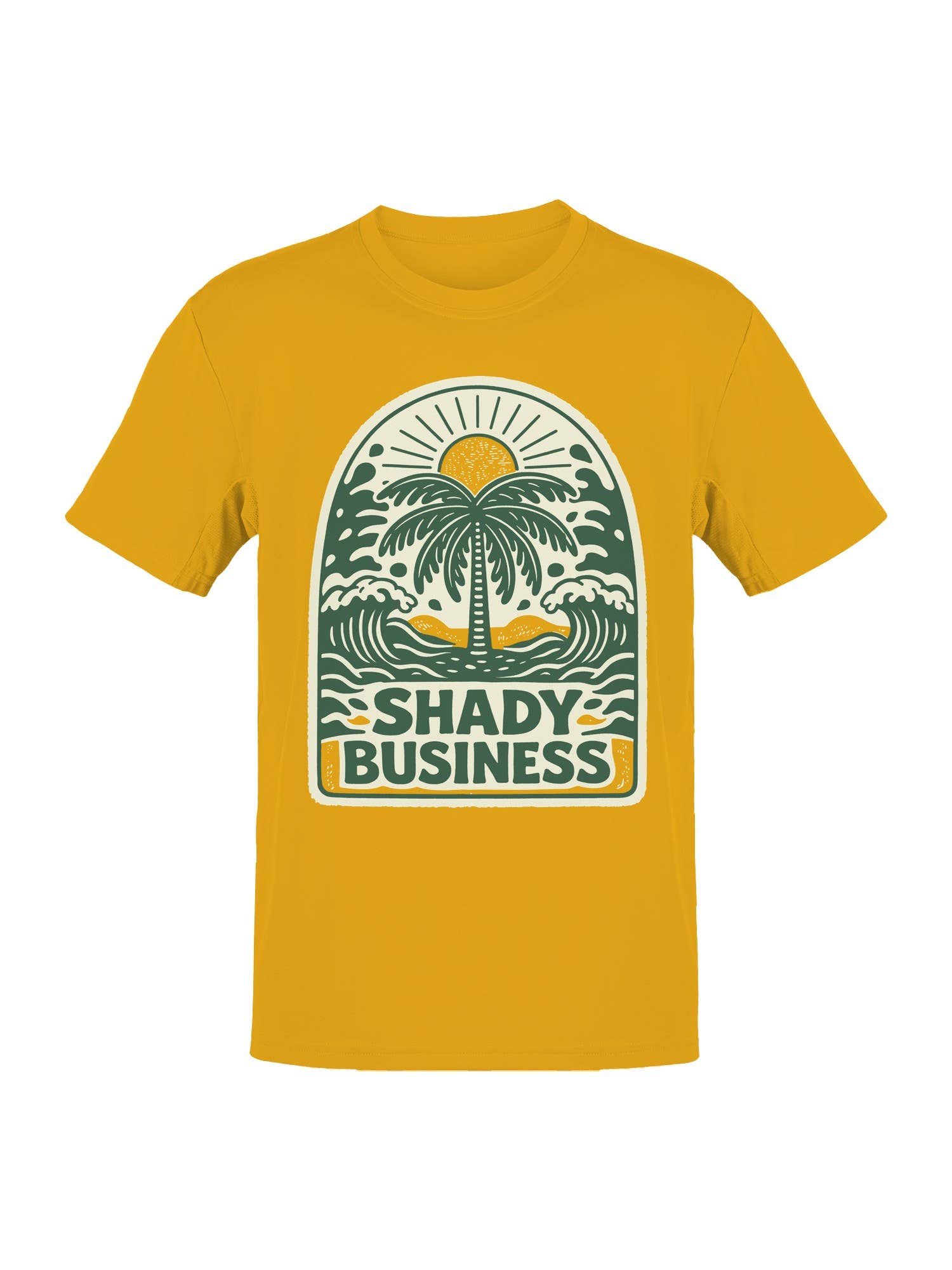 Tropical "Shady Business" Art Men's - Adult & Kids T-Shirts, Sweatshirts & Hoodies apparel design preview 1