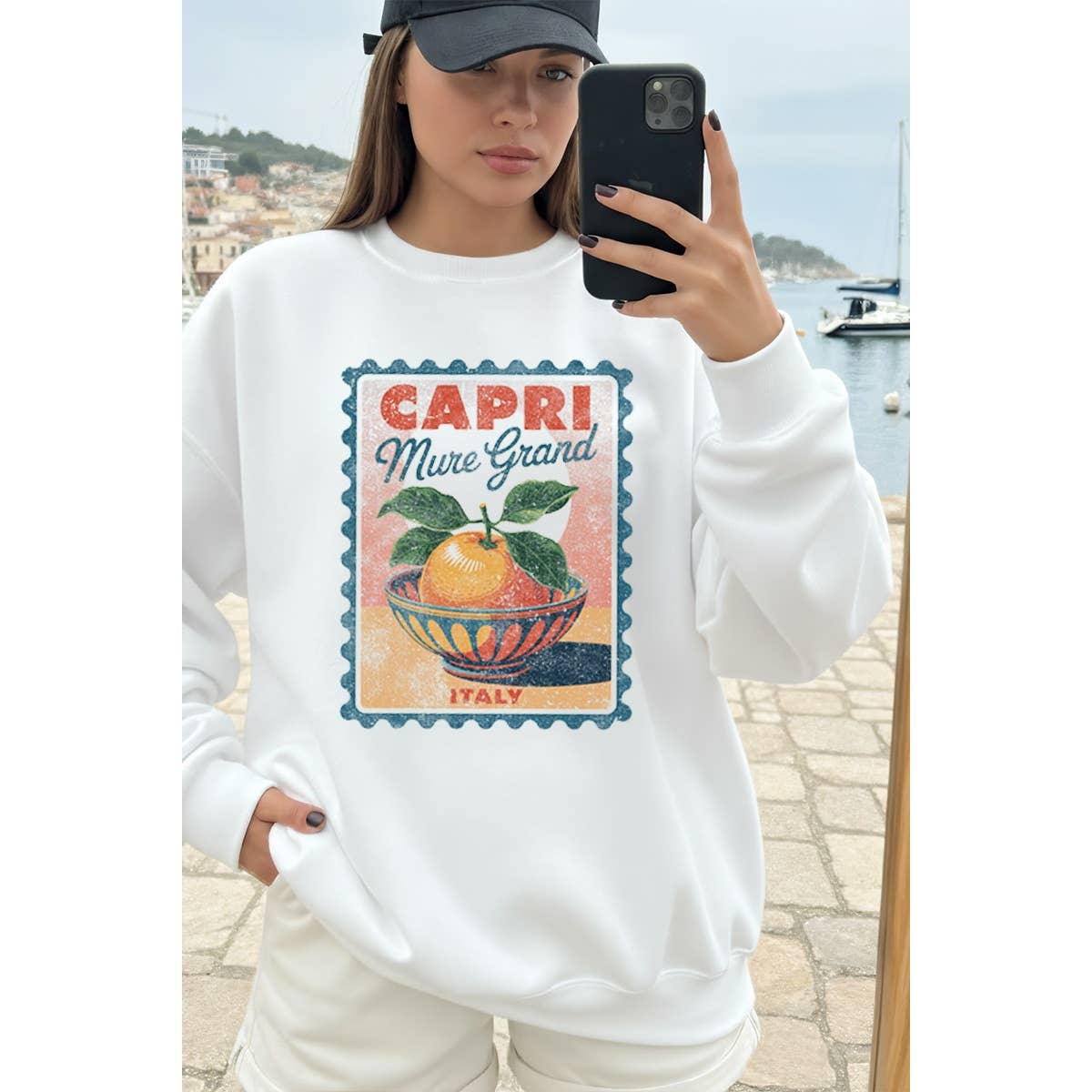 Capri Italy Graphic - Adult & Kids T-Shirts, Sweatshirts & Hoodies apparel design preview 1