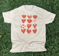 Hearts and Cross On Silver - Adult & Kids T-Shirts, Sweatshirts & Hoodies apparel design preview 1