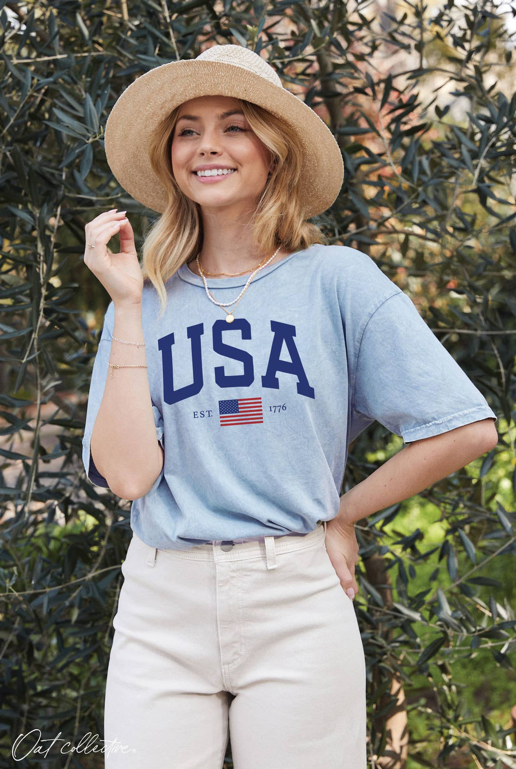 USA Est.1776 Mineral Graphic Top - Adult & Kids T-Shirts, Sweatshirts & Hoodies apparel design preview 1