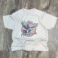 Made in America Eagle On Silver - Adult & Kids T-Shirts, Sweatshirts & Hoodies apparel design preview 1