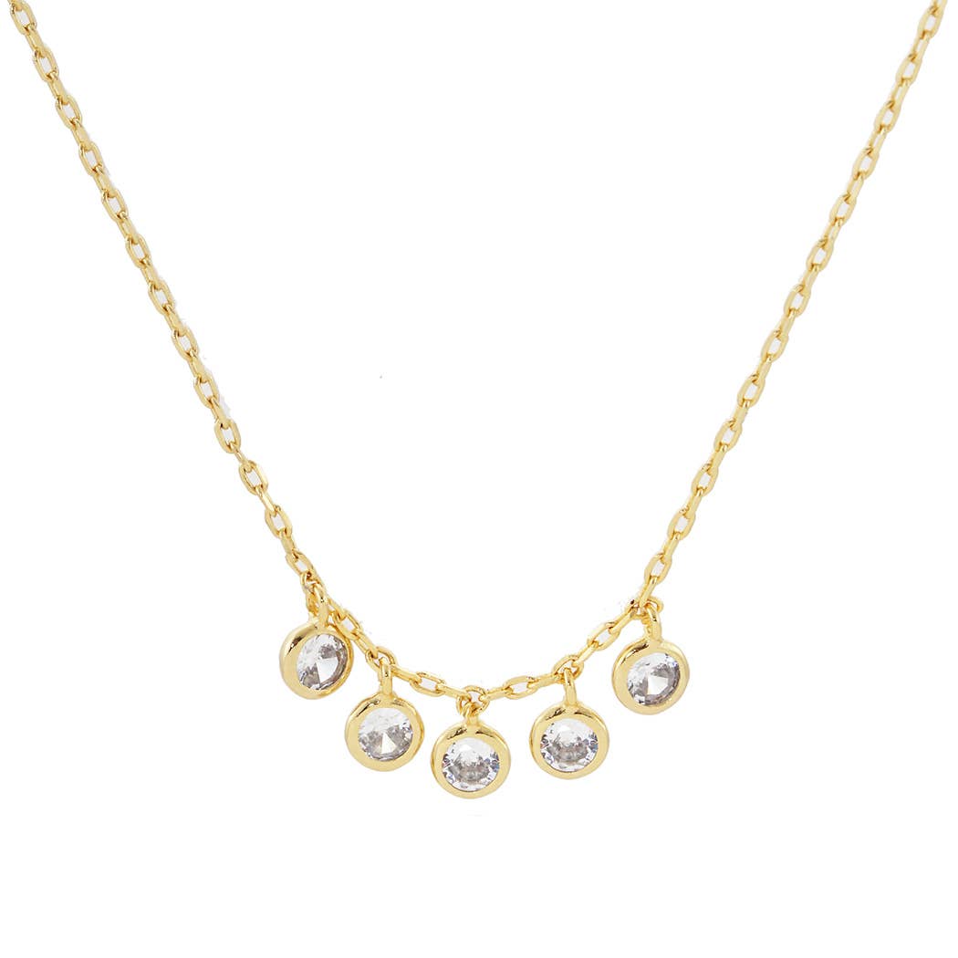 Cz Gold-Dipped Stone Pendant Necklace - Adult & Kids T-Shirts, Sweatshirts & Hoodies apparel design preview 1
