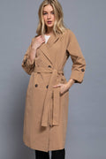 0913 V Neck Lapel Collar Trench Coat SI-28296 - Adult & Kids T-Shirts, Sweatshirts & Hoodies apparel design preview 1