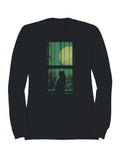 Cat Silhouette with Full Moon Men's - Adult & Kids T-Shirts, Sweatshirts & Hoodies apparel design preview 1