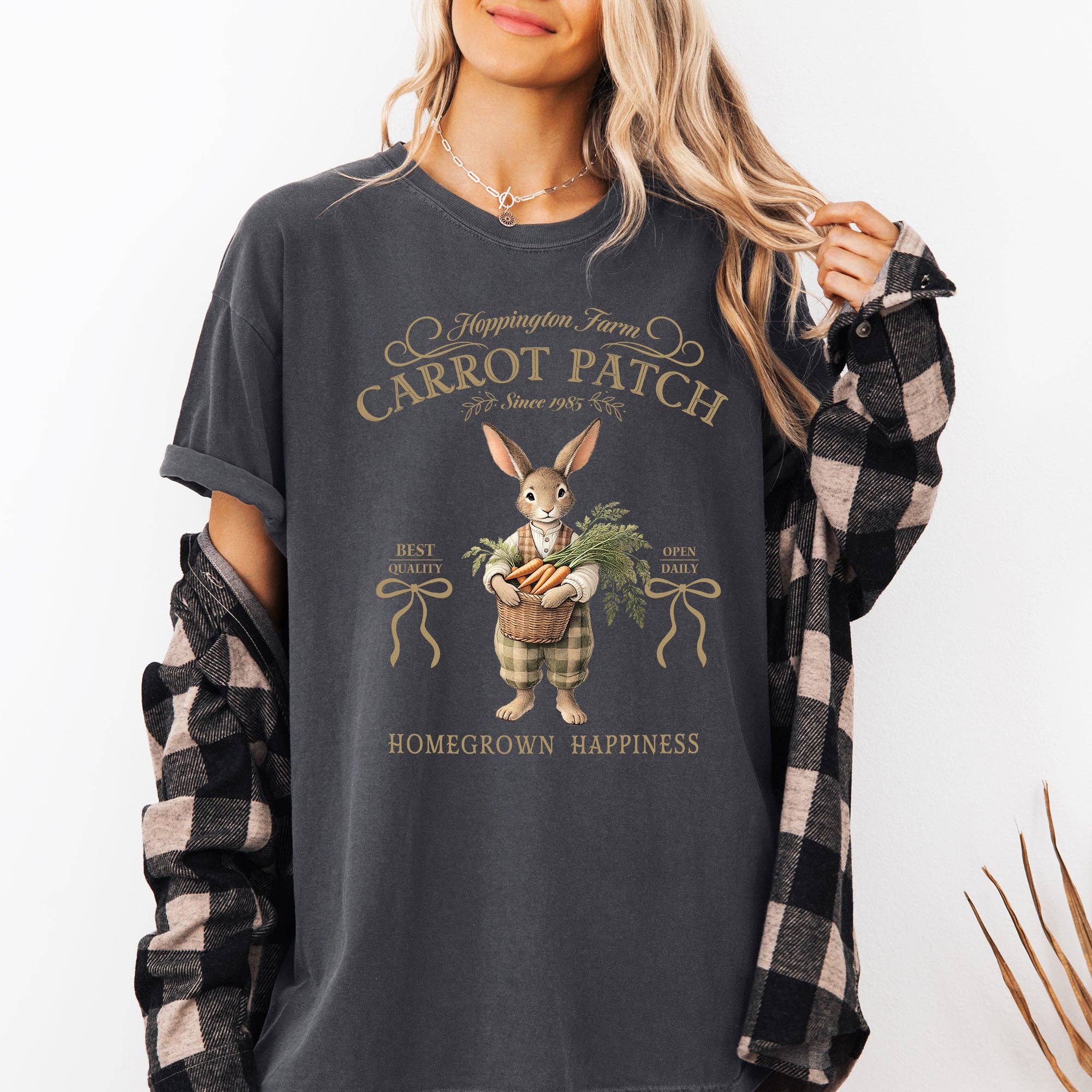 Carrot Patch, Easter, Bunny, Jesus, Rabbit, Holiday - Adult & Kids T-Shirts, Sweatshirts & Hoodies apparel design preview 1