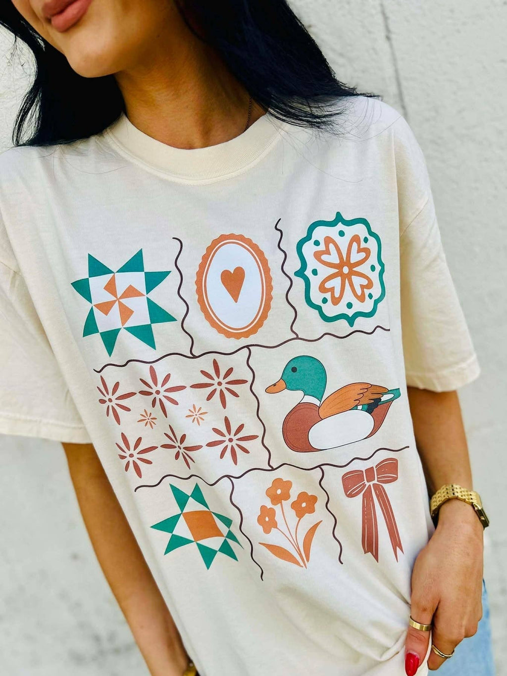 Antique Designs Collage Dtf - Adult & Kids T-Shirts, Sweatshirts & Hoodies apparel design preview 1