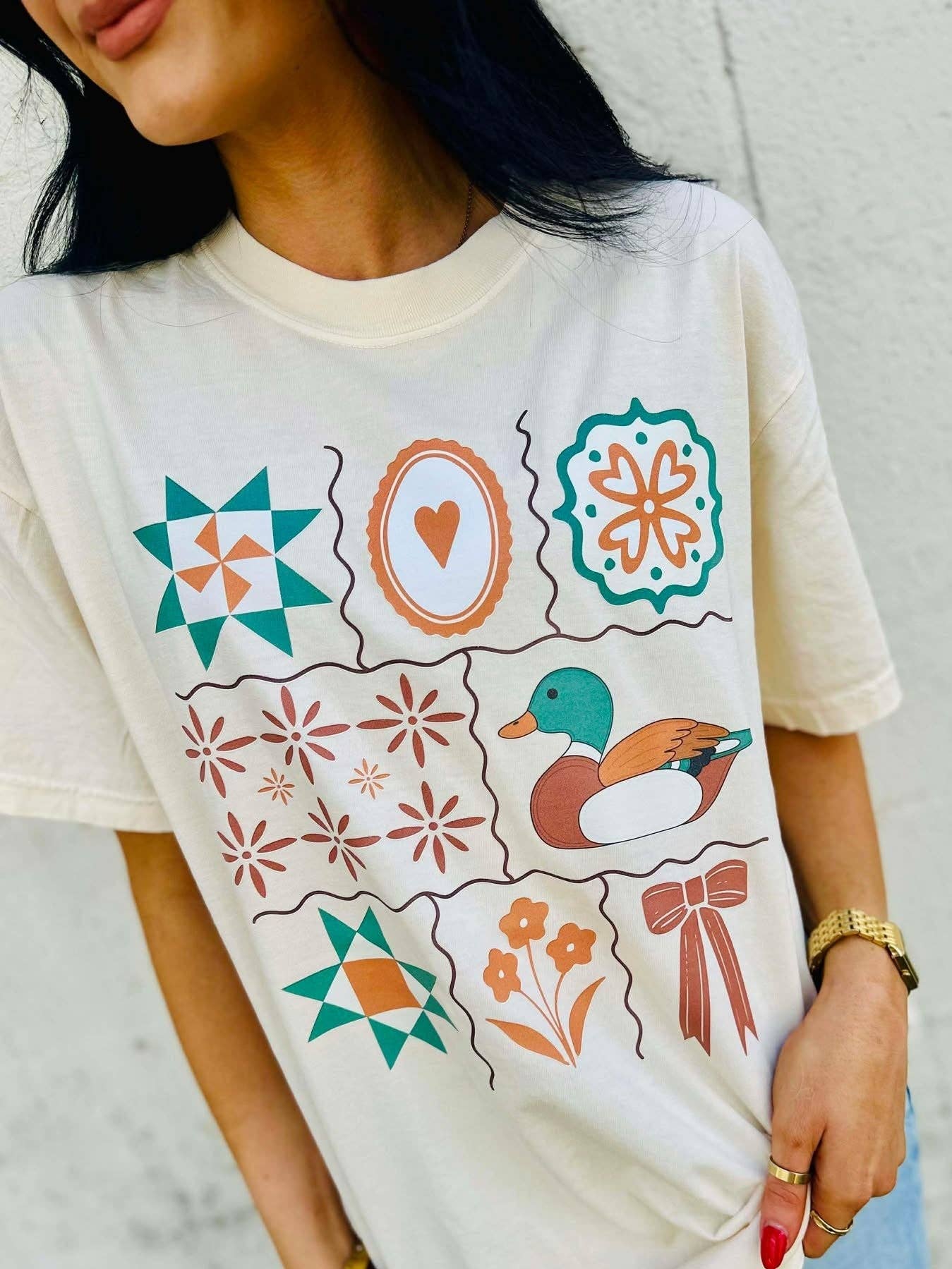 Antique Designs Collage Dtf - Adult & Kids T-Shirts, Sweatshirts & Hoodies apparel design preview 1