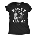Pawty in the USA Women's - Adult & Kids T-Shirts, Sweatshirts & Hoodies apparel design preview 1