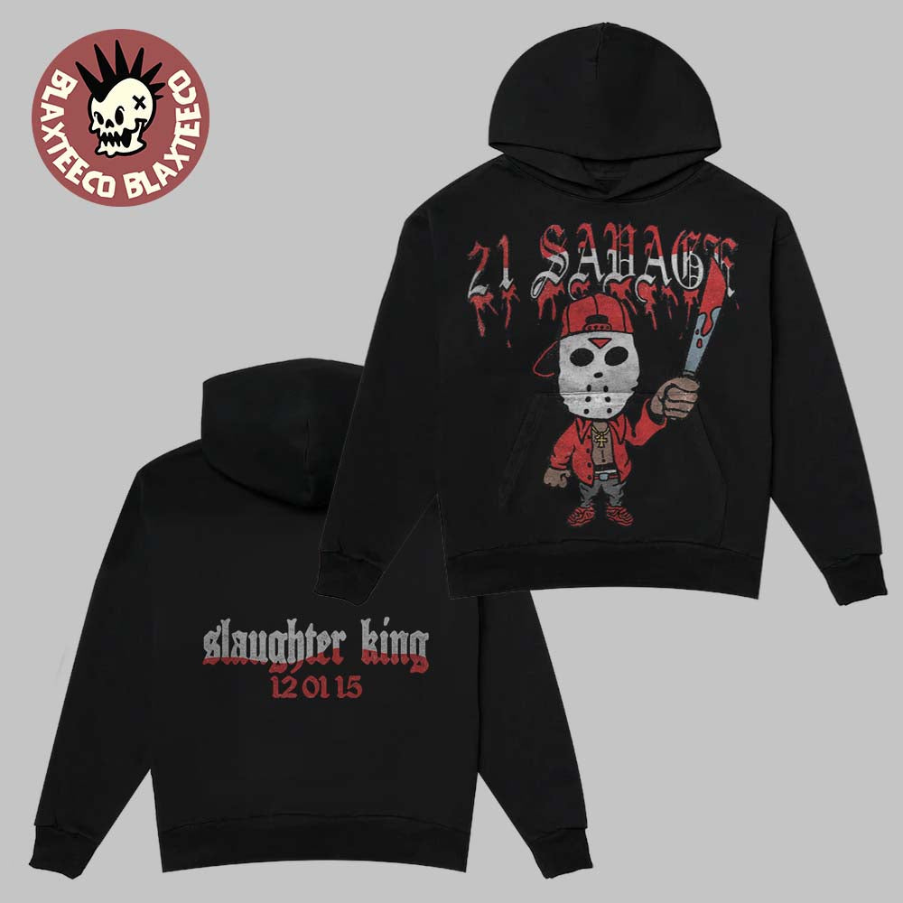 21 Savage Slaughter King 10 Years Anniversary - Adult & Kids T-Shirts, Sweatshirts & Hoodies apparel design preview 1