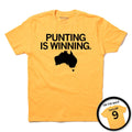 Punting Is Winning Gold - Adult & Kids T-Shirts, Sweatshirts & Hoodies apparel design preview 1