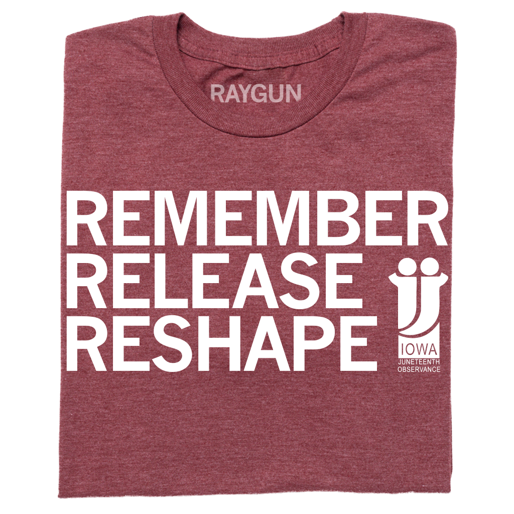 Juneteenth: Remember Release Reshape - Adult & Kids T-Shirts, Sweatshirts & Hoodies apparel design preview 1