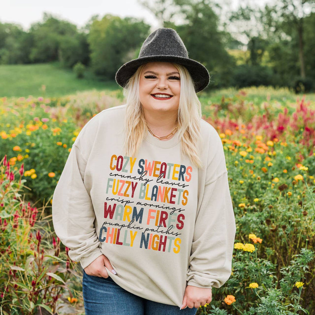 Cozy Sweaters Crisp Mornings - Adult & Kids T-Shirts, Sweatshirts & Hoodies apparel design preview 1