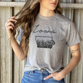 Iowa Cursive - Adult & Kids T-Shirts, Sweatshirts & Hoodies apparel design preview 1