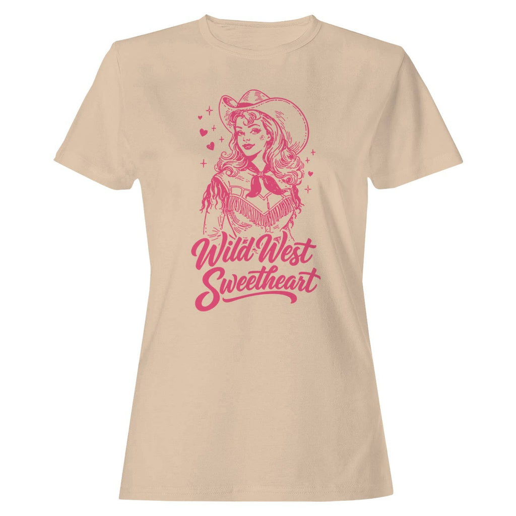 Wild West Sweetheart Women's Natural - Adult & Kids T-Shirts, Sweatshirts & Hoodies apparel design preview 1