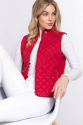 Suede Piping Quilted Padding Vest - Adult & Kids T-Shirts, Sweatshirts & Hoodies apparel design preview 1