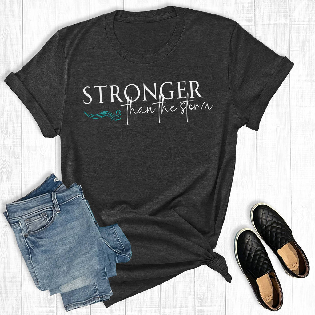 Faith Stronger Than the Storm Graphic - Adult & Kids T-Shirts, Sweatshirts & Hoodies apparel design preview 1