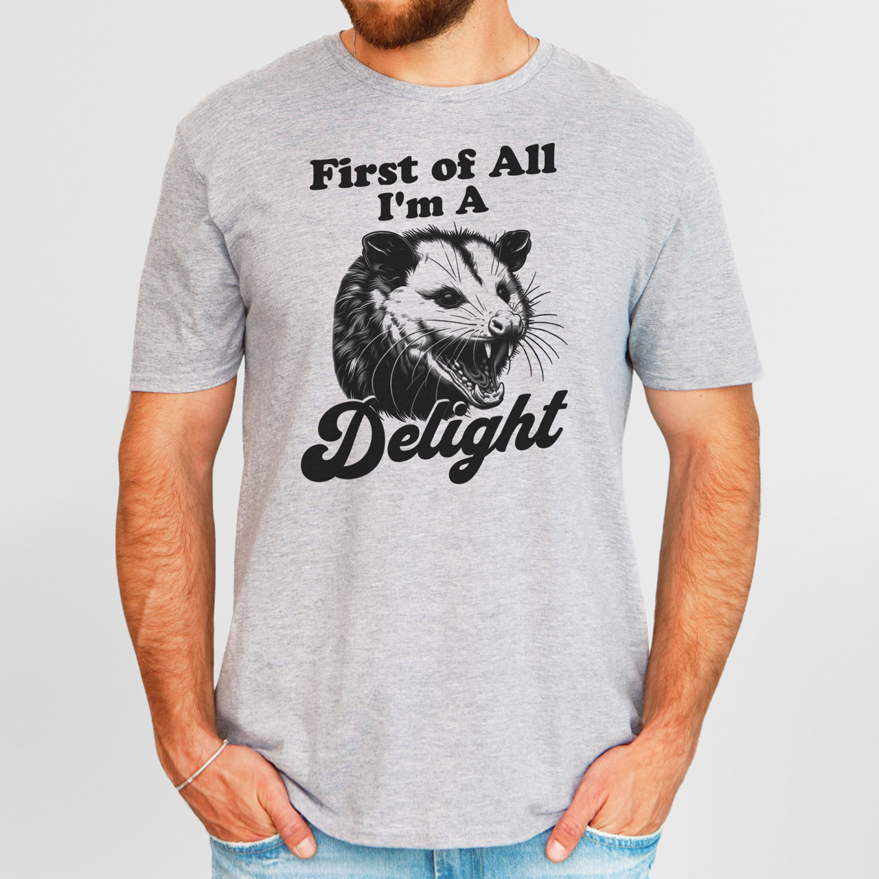First of All I'm A Delight - Adult & Kids T-Shirts, Sweatshirts & Hoodies apparel design preview 1
