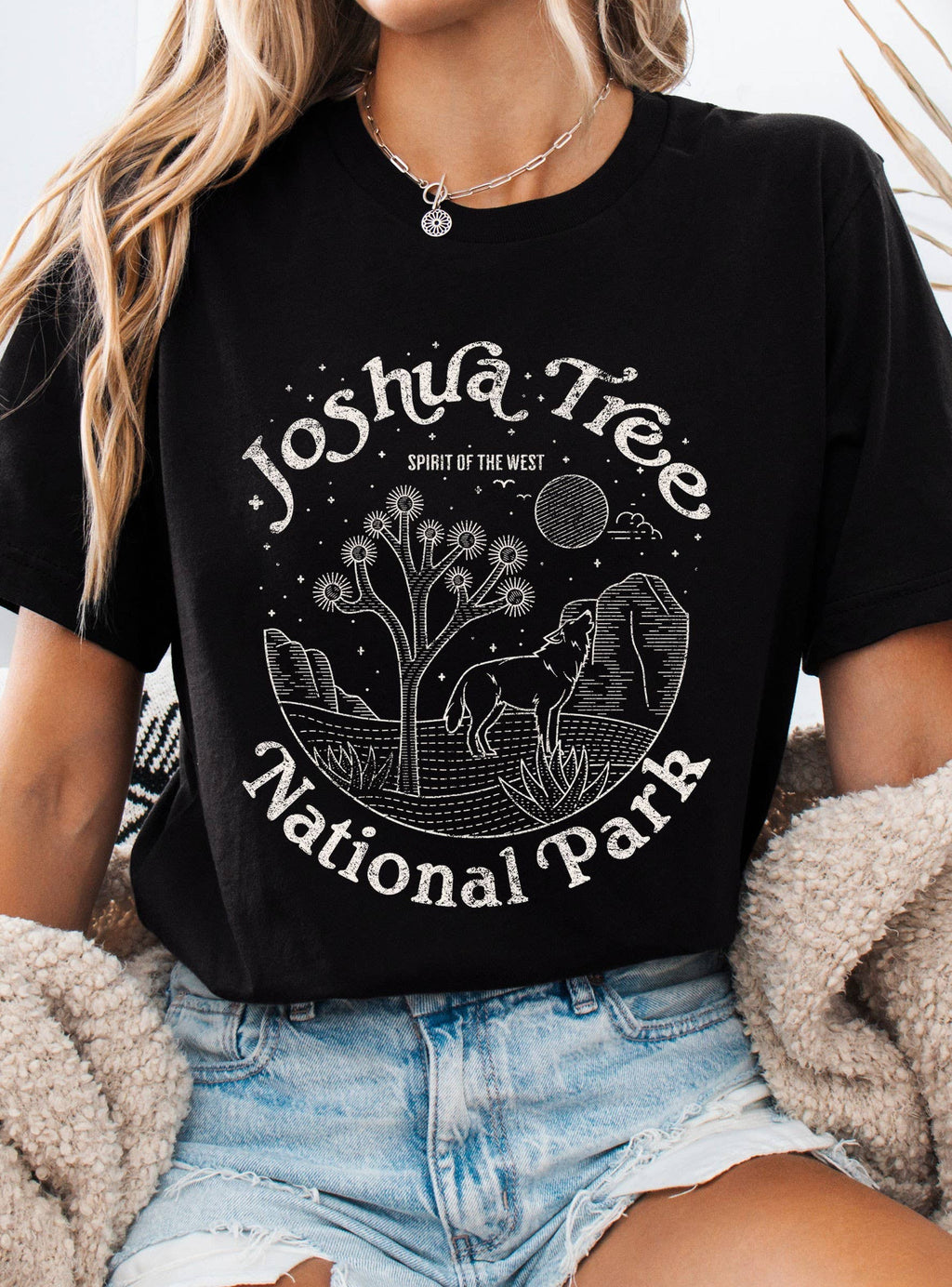 Joshua Tree Spirit of the West National Park Graphic - Adult & Kids T-Shirts, Sweatshirts & Hoodies apparel design preview 1