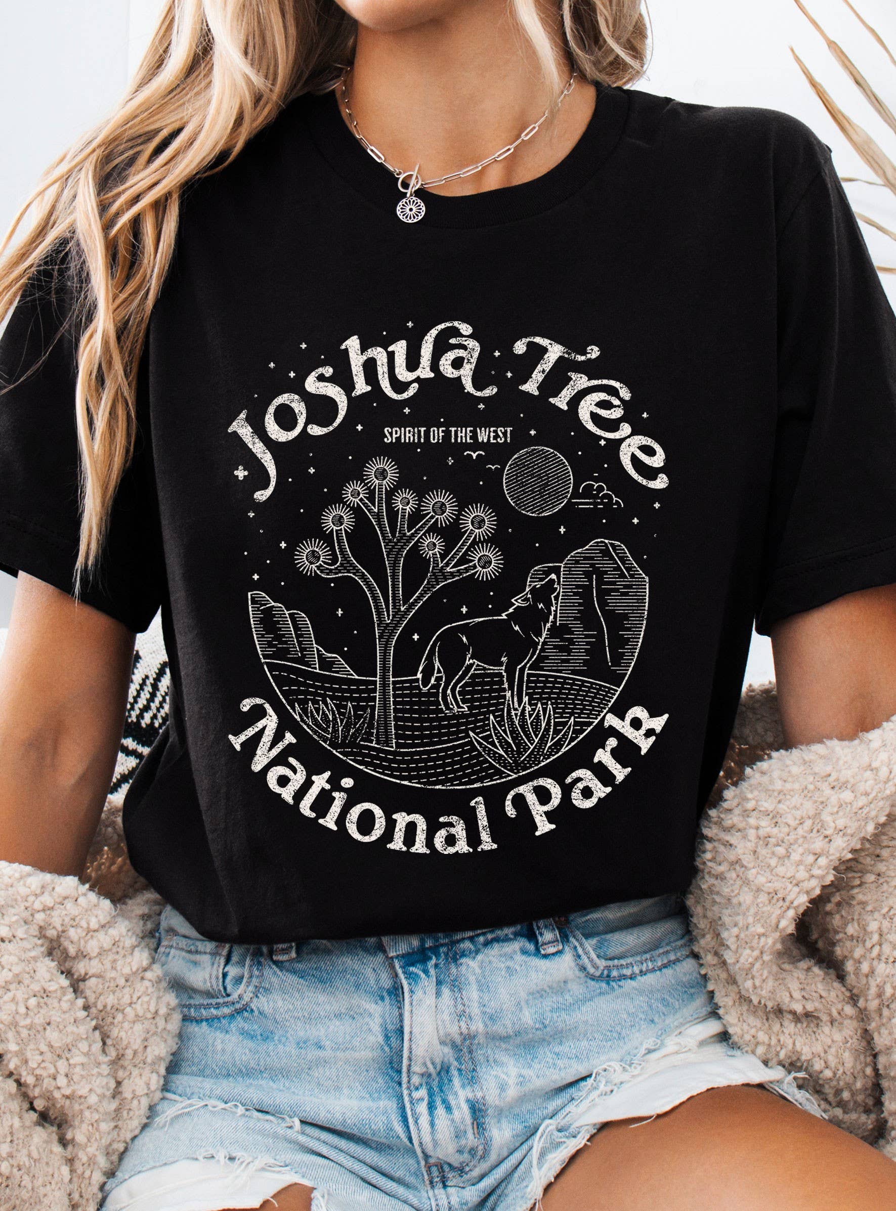 Joshua Tree Spirit of the West National Park Graphic - Adult & Kids T-Shirts, Sweatshirts & Hoodies apparel design preview 1