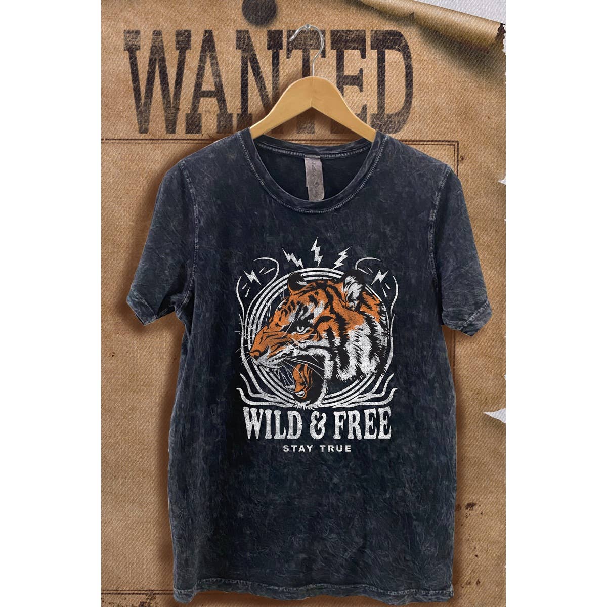Tigers Wash Vintage Graphic - Adult & Kids T-Shirts, Sweatshirts & Hoodies apparel design preview 1