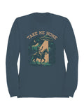 Take Me Home Ufo Cowboy Design Men's - Adult & Kids T-Shirts, Sweatshirts & Hoodies apparel design preview 1