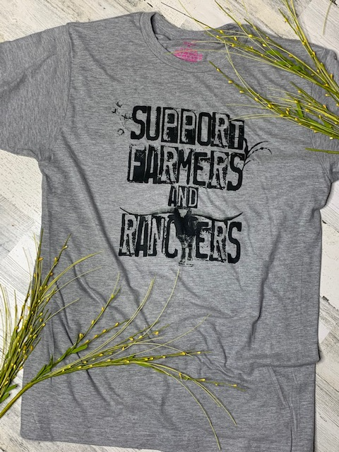 Support Farmers and Ranchers - Adult & Kids T-Shirts, Sweatshirts & Hoodies apparel design preview 1