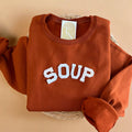 Soup Crewneck Cozy Fall Sweaters - Adult & Kids T-Shirts, Sweatshirts & Hoodies apparel design preview 1
