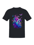Neon Heart and Nature Fusion Men's - Adult & Kids T-Shirts, Sweatshirts & Hoodies apparel design preview 1