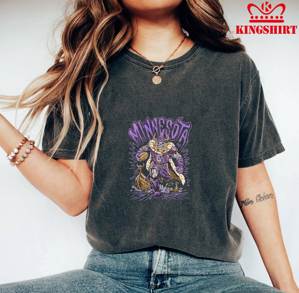 Valiant Spirit of Minnesota the Viking Warrior - Adult & Kids T-Shirts, Sweatshirts & Hoodies apparel design preview 1