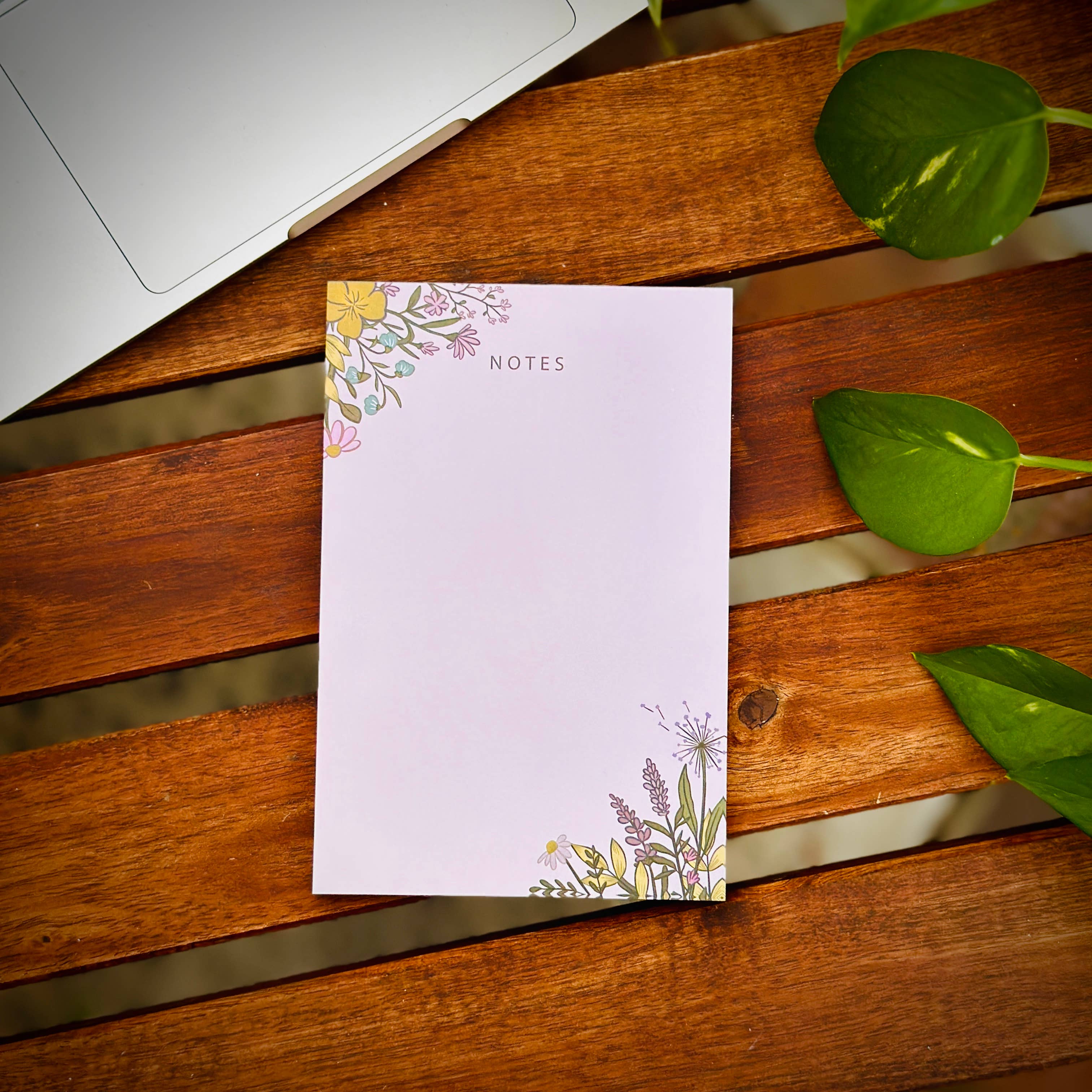 Notepad Wild Flowers Blank - Adult & Kids T-Shirts, Sweatshirts & Hoodies apparel design preview 1
