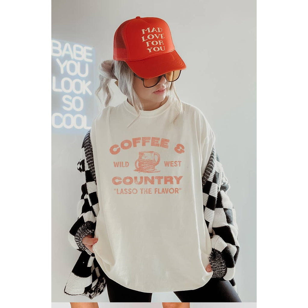Coffee Vintage Graphic Oversized - Adult & Kids T-Shirts, Sweatshirts & Hoodies apparel design preview 1