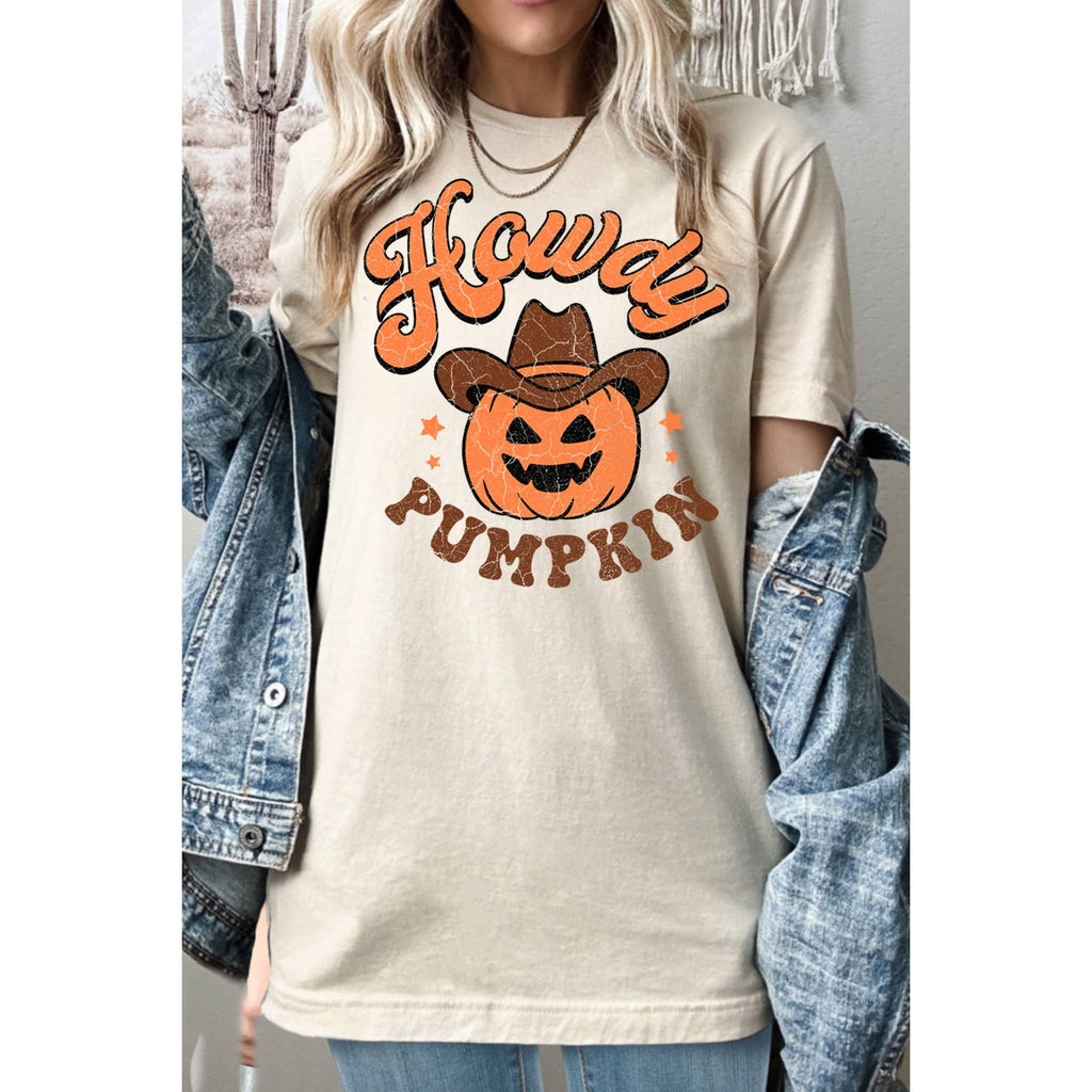 Pumpkin Howdy - Adult & Kids T-Shirts, Sweatshirts & Hoodies apparel design preview 1