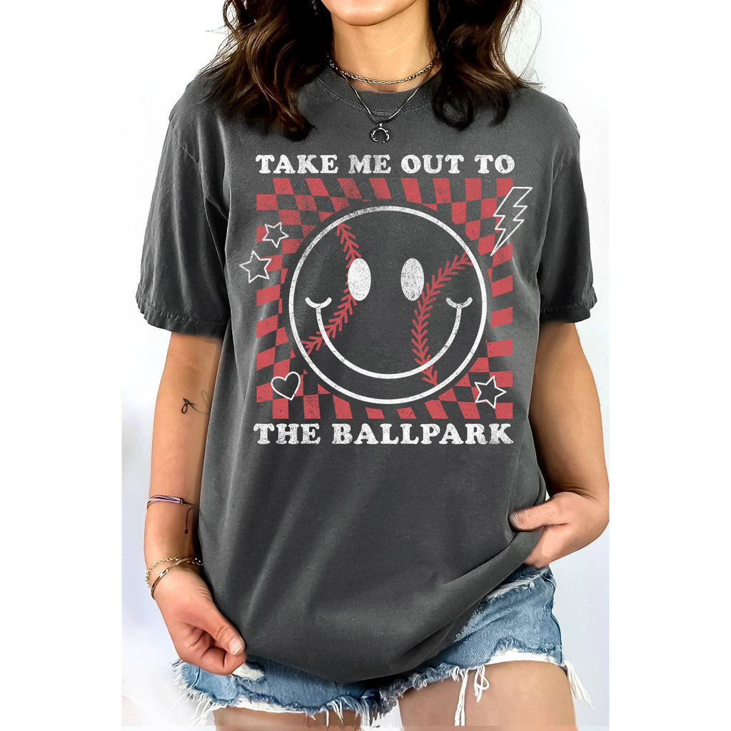 Take Me To the Ballpark Women's Graphic - Adult & Kids T-Shirts, Sweatshirts & Hoodies apparel design preview 1