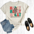 Retro Merry Christmas Lightning Bolt - Adult & Kids T-Shirts, Sweatshirts & Hoodies apparel design preview 1