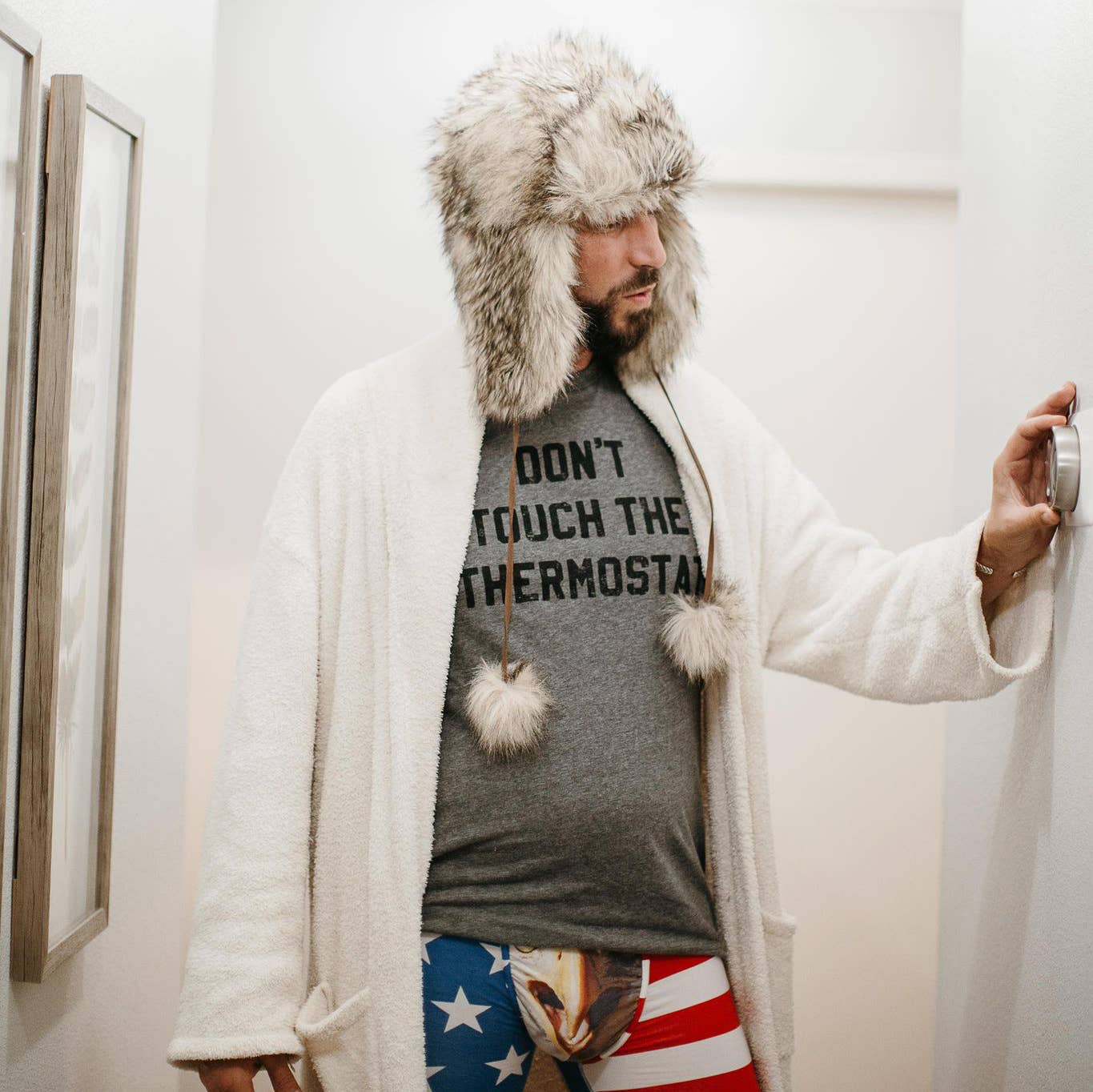 Don't Touch the Thermostat Funny Father's Day - Adult & Kids T-Shirts, Sweatshirts & Hoodies apparel design preview 1