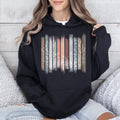 Meadow Vines, Flowers, Nature, Botanical Stripes - Adult & Kids T-Shirts, Sweatshirts & Hoodies apparel design preview 1