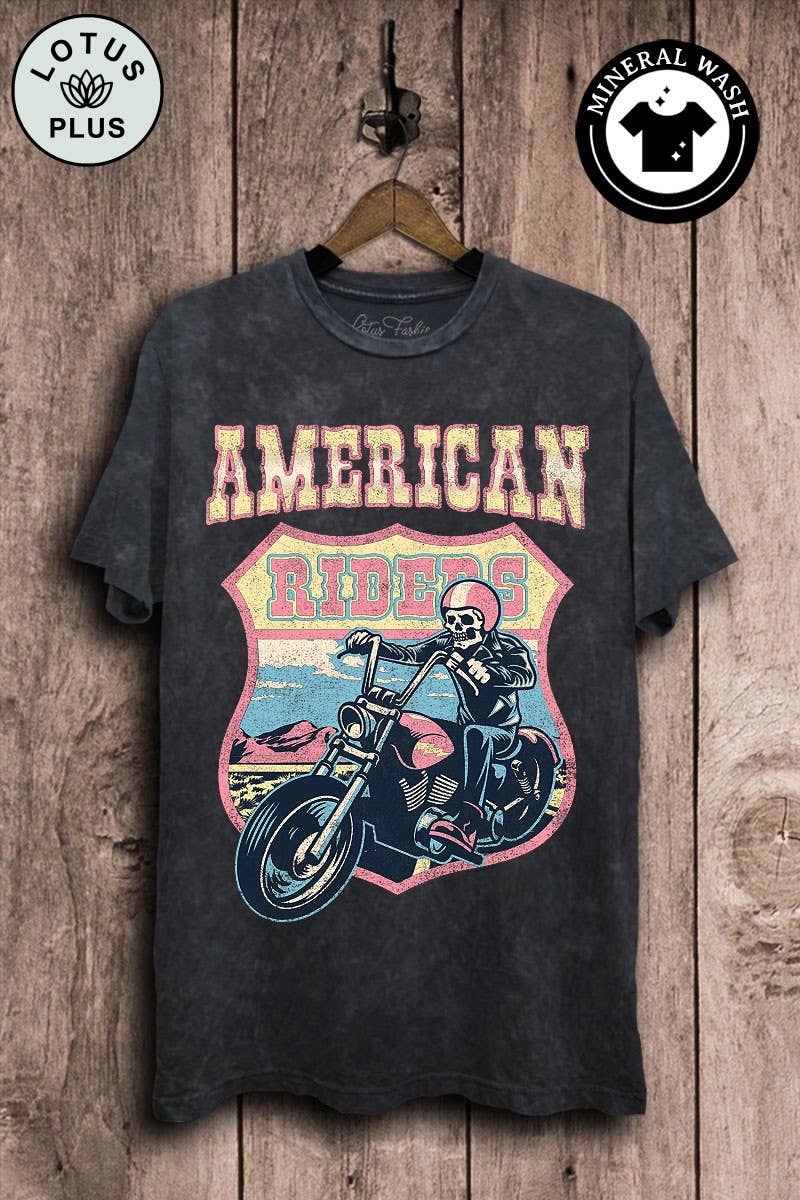 American Riders Graphic Top - Adult & Kids T-Shirts, Sweatshirts & Hoodies apparel design preview 1
